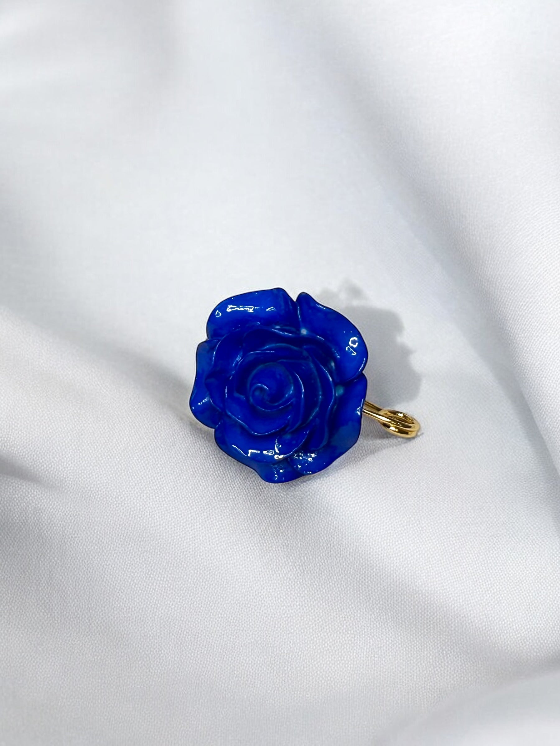 Broche Julieta Azul Eléctrico