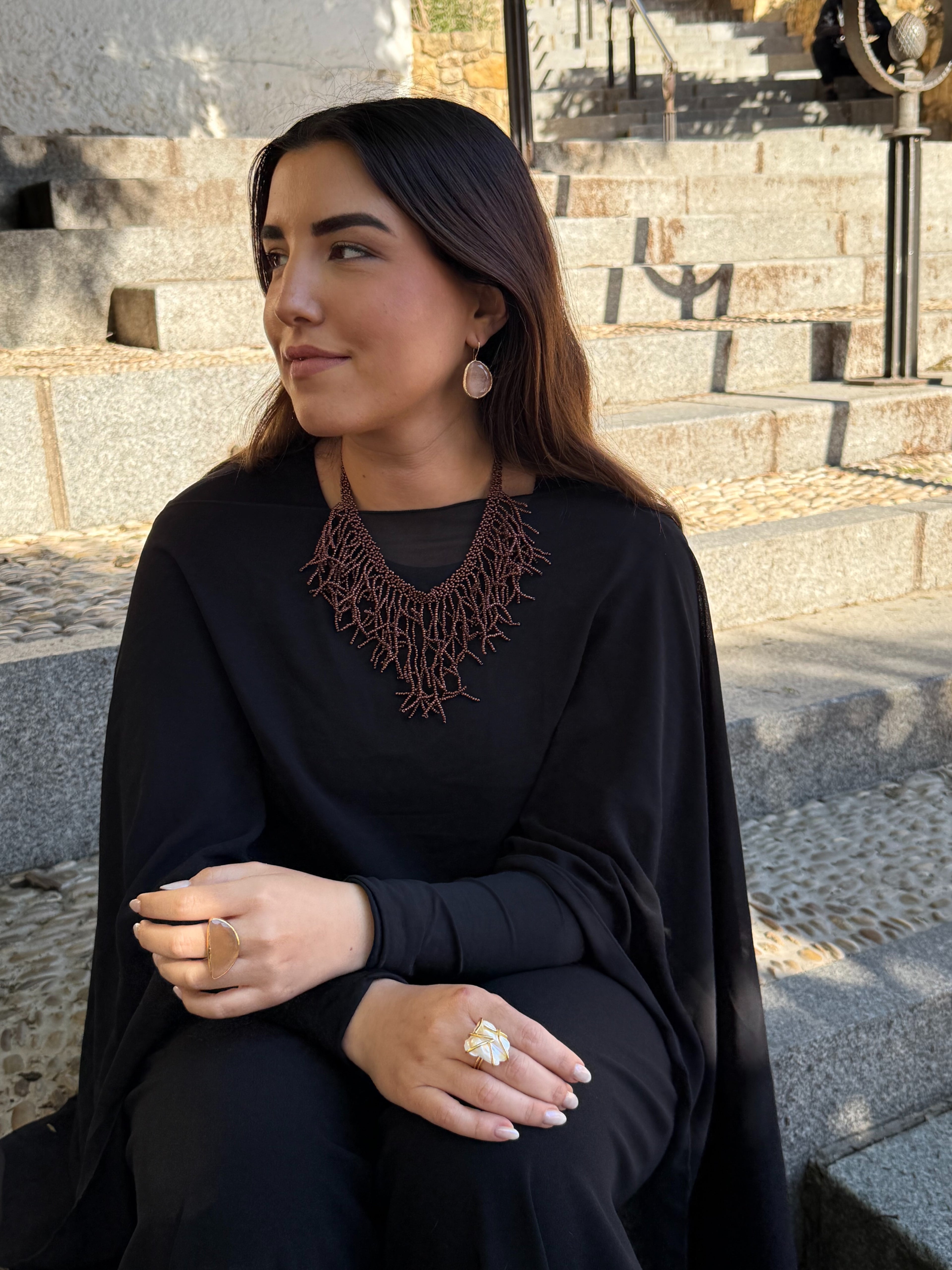 Collar Sofía Marrón