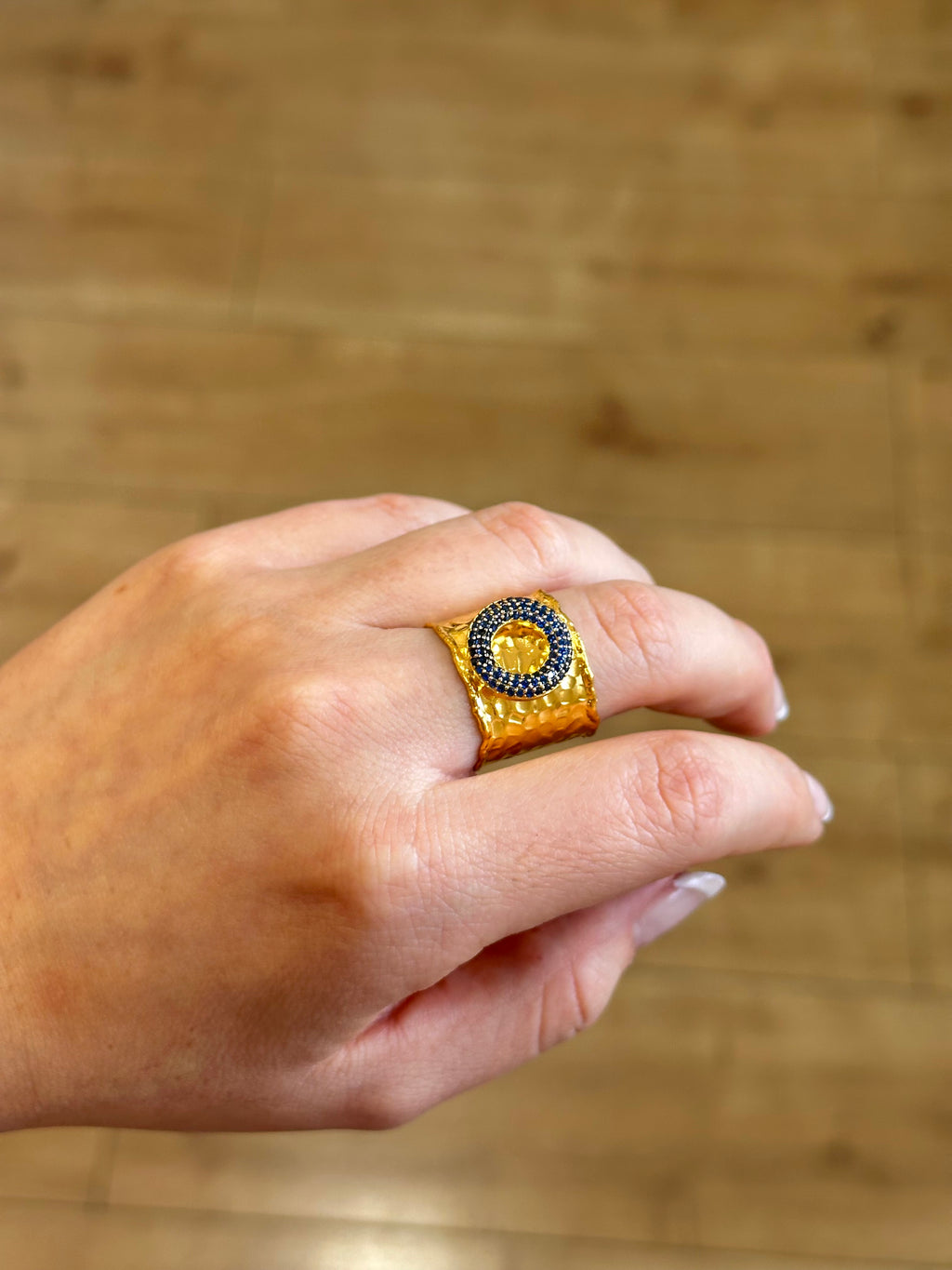 Anillo Maestranza Azul