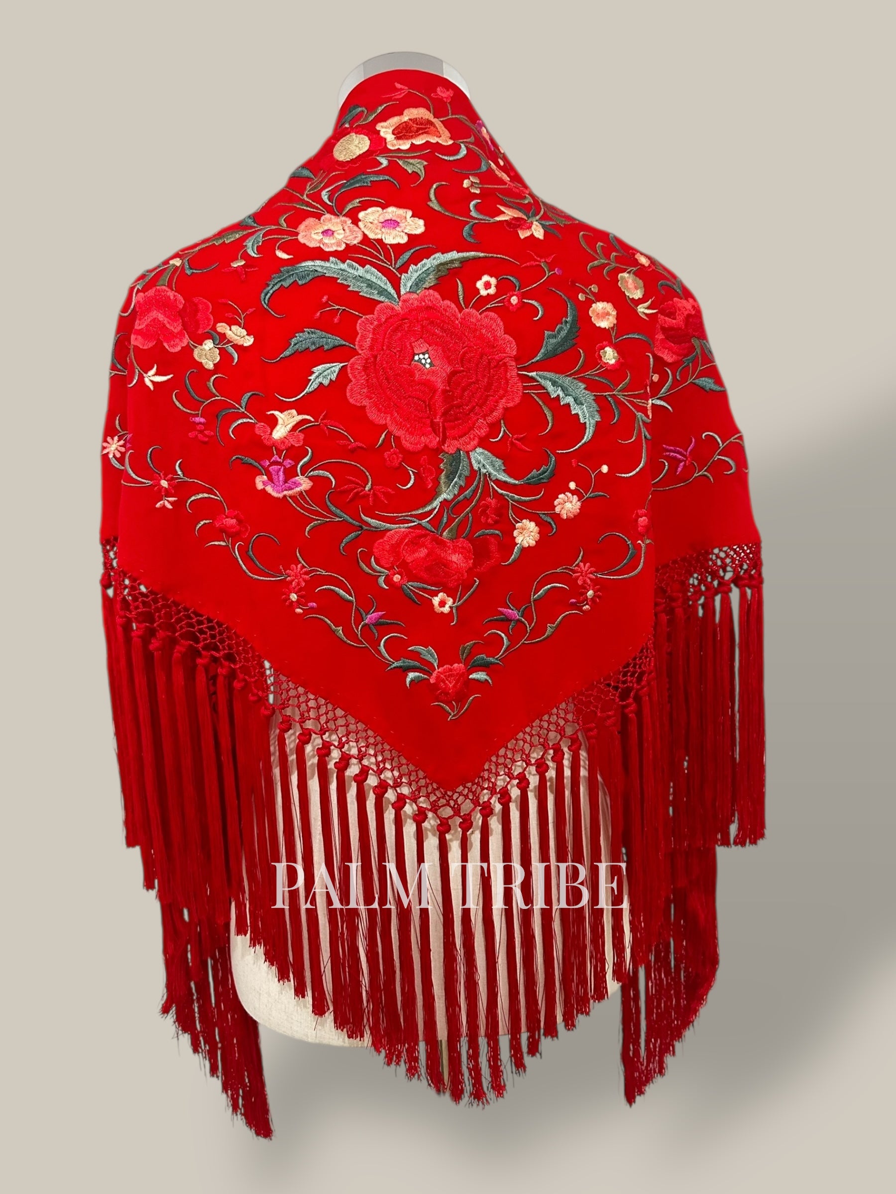 Mantoncillo Jaleo Rojo con rojo