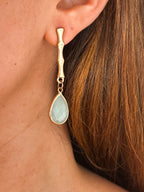 Pendientes Bali Verde Jabonoso