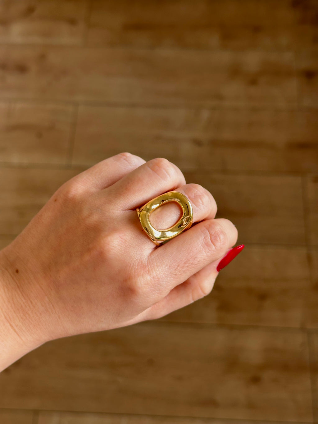 Anillo Circle Small Gold