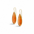 Pendientes lagrima big naranja