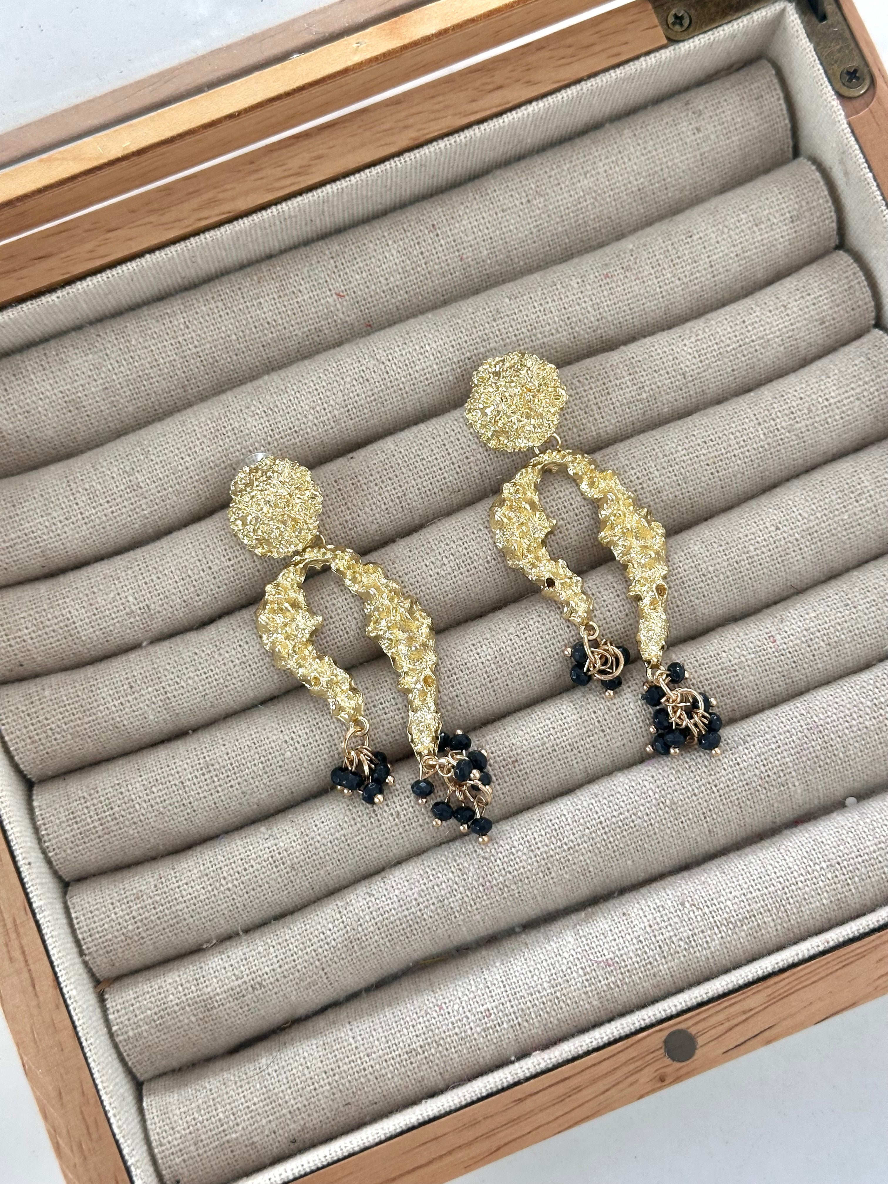 Pendientes Lola negro