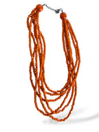 Collar Madera Naranja