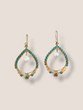Pendientes Manila Turquesa y perla