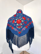 Mantoncillo Clavelines Azul Ducado