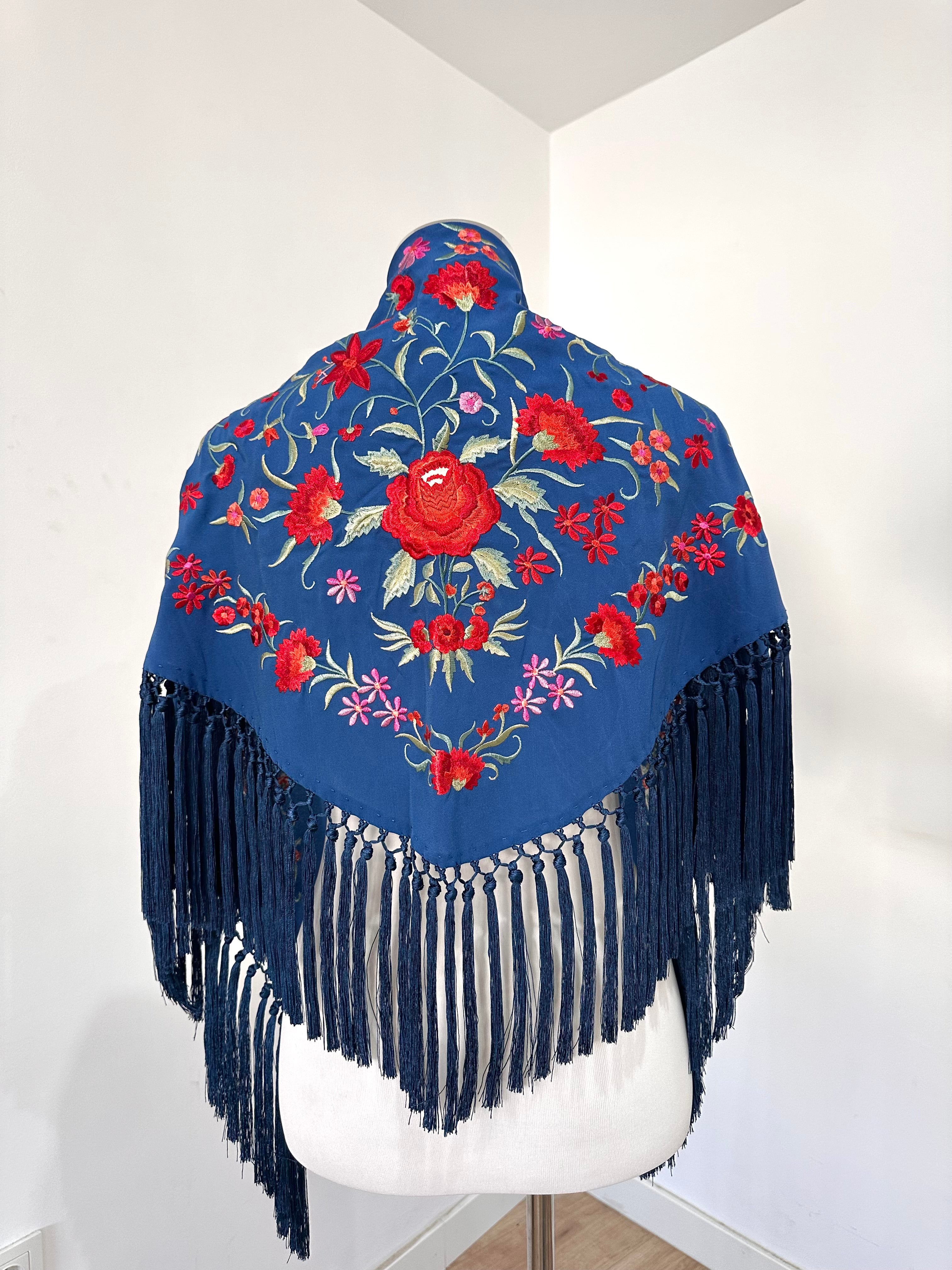 Mantoncillo Clavelines Azul Ducado