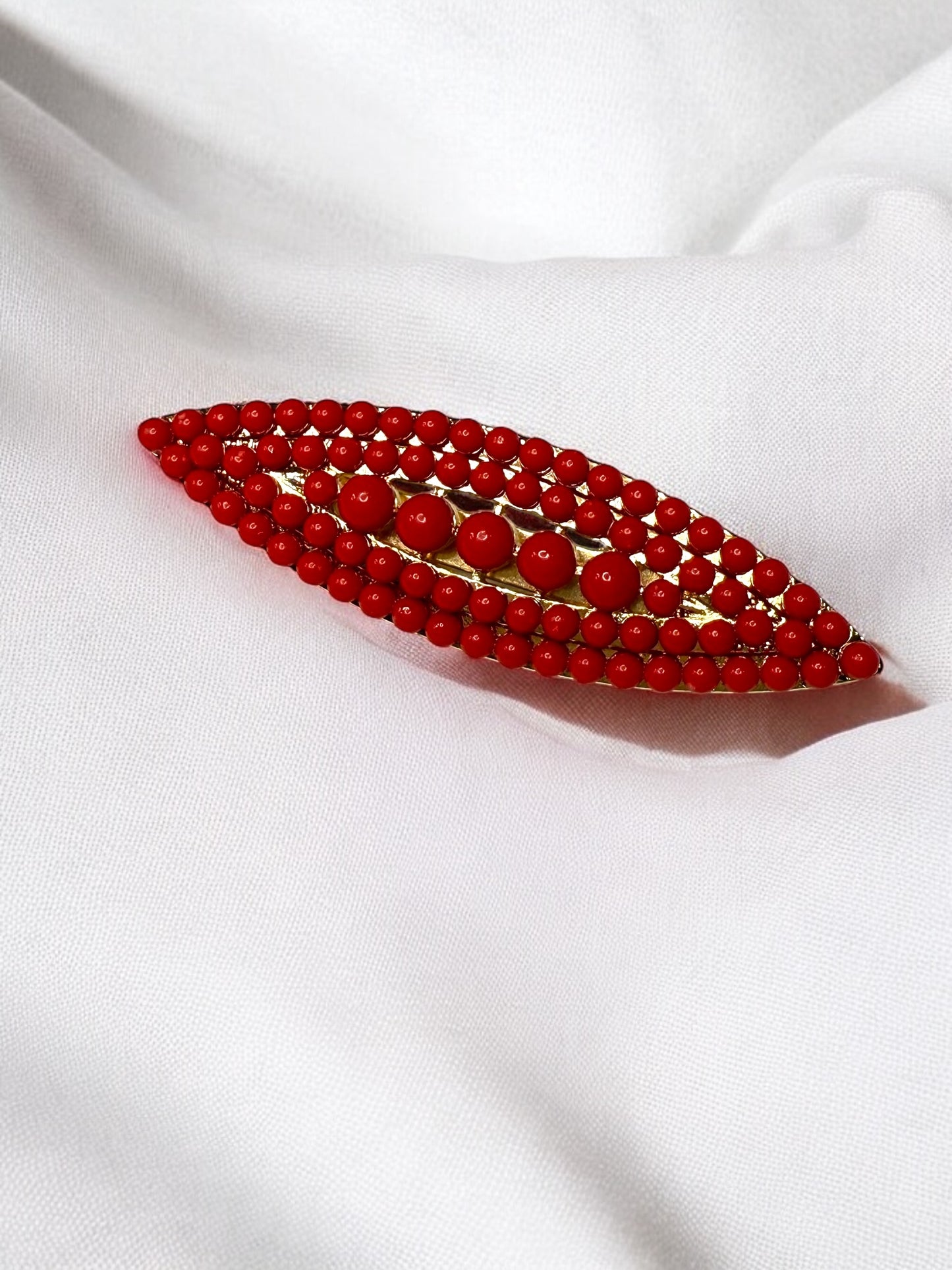 Broche Casilda Rojo