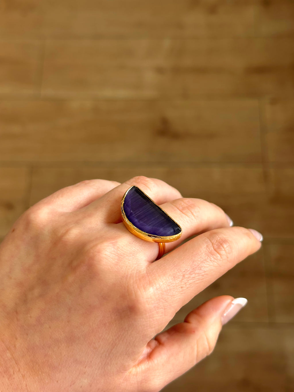 Anillo Afrodita Maxi Amatista