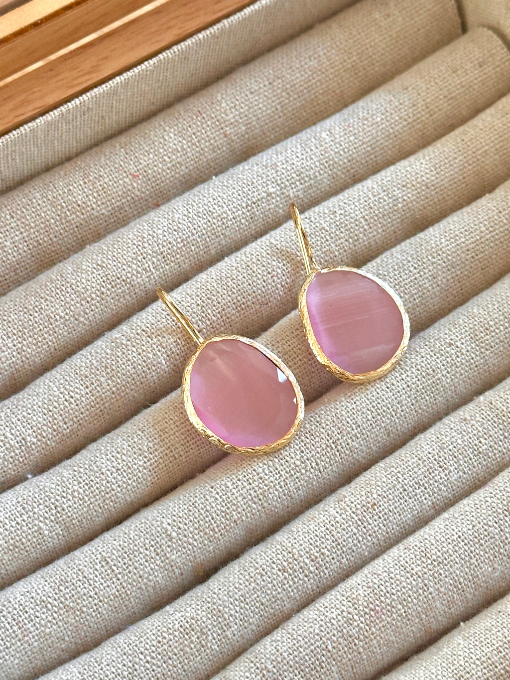 Pendientes óvalo Rosa