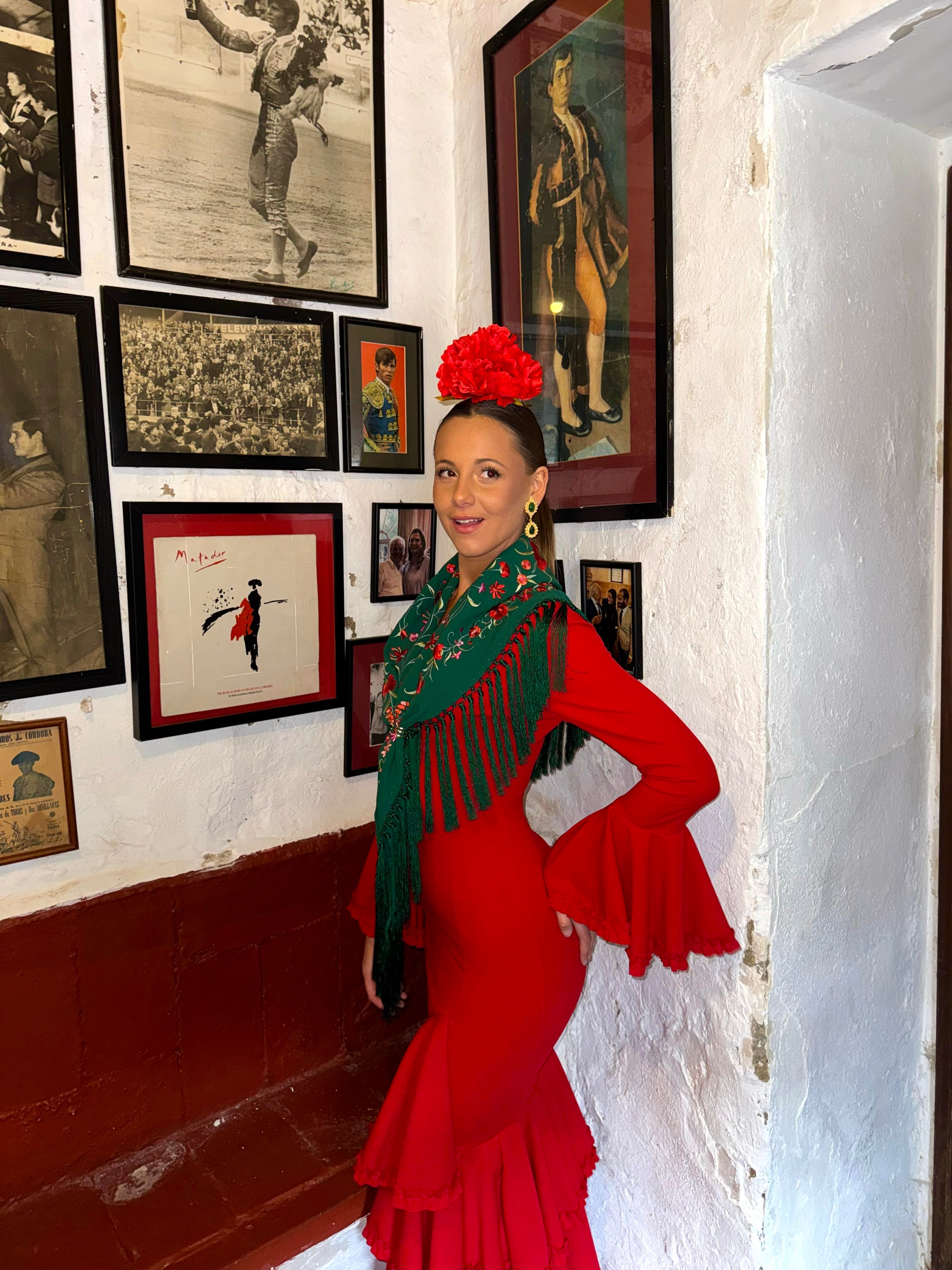 Vestido Carmesí Rojo