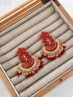 Pendientes Tailandia Rojo