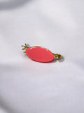 Broche Liso Coral Claro