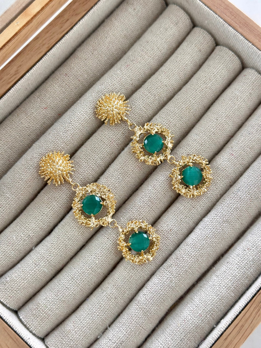 Pendientes Isla Cristina Verde