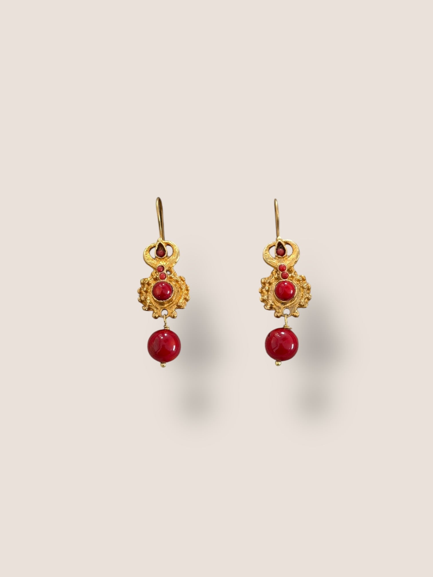 Pendientes Califa Rojo