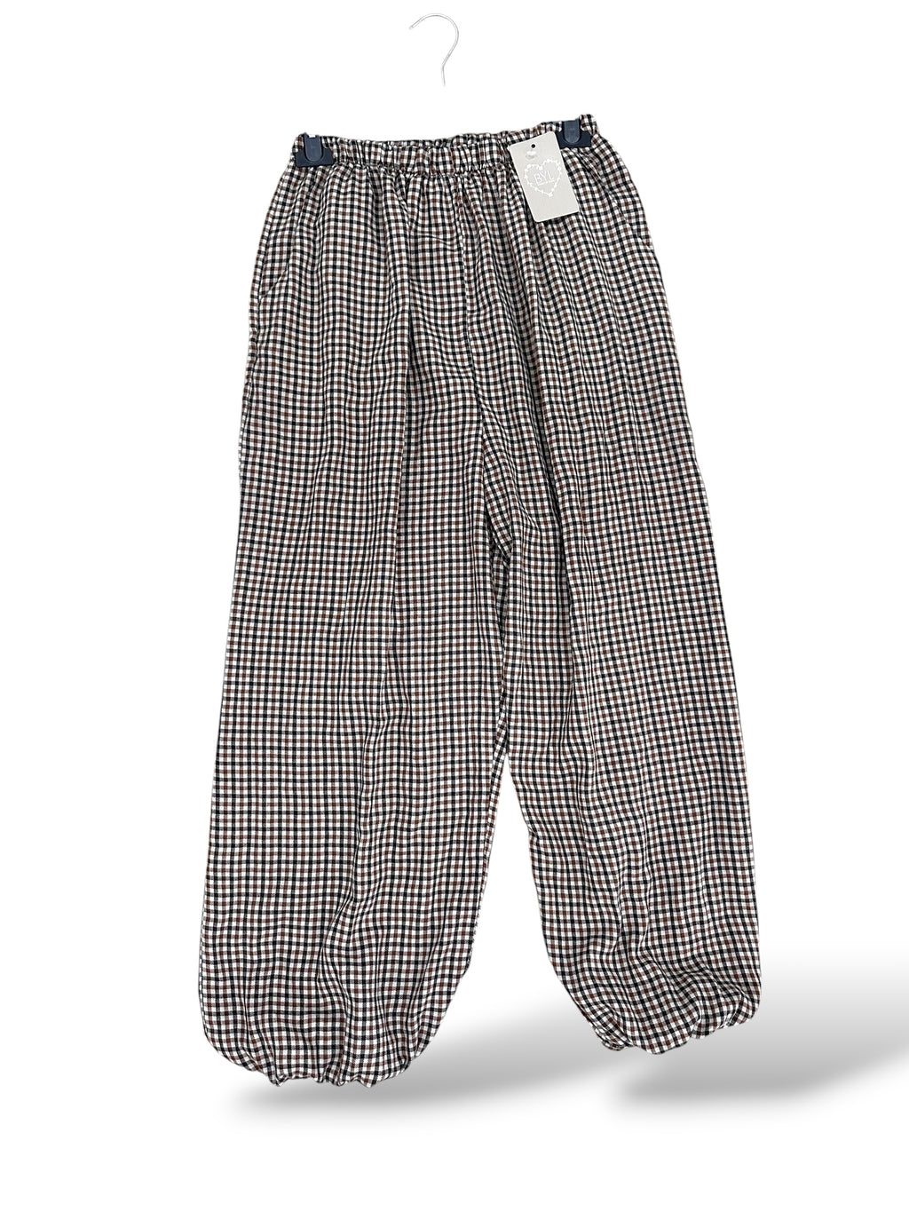 Pantalón bombacho cuadros