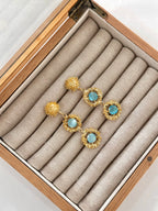 Pendientes Isla Cristina Azul Claro