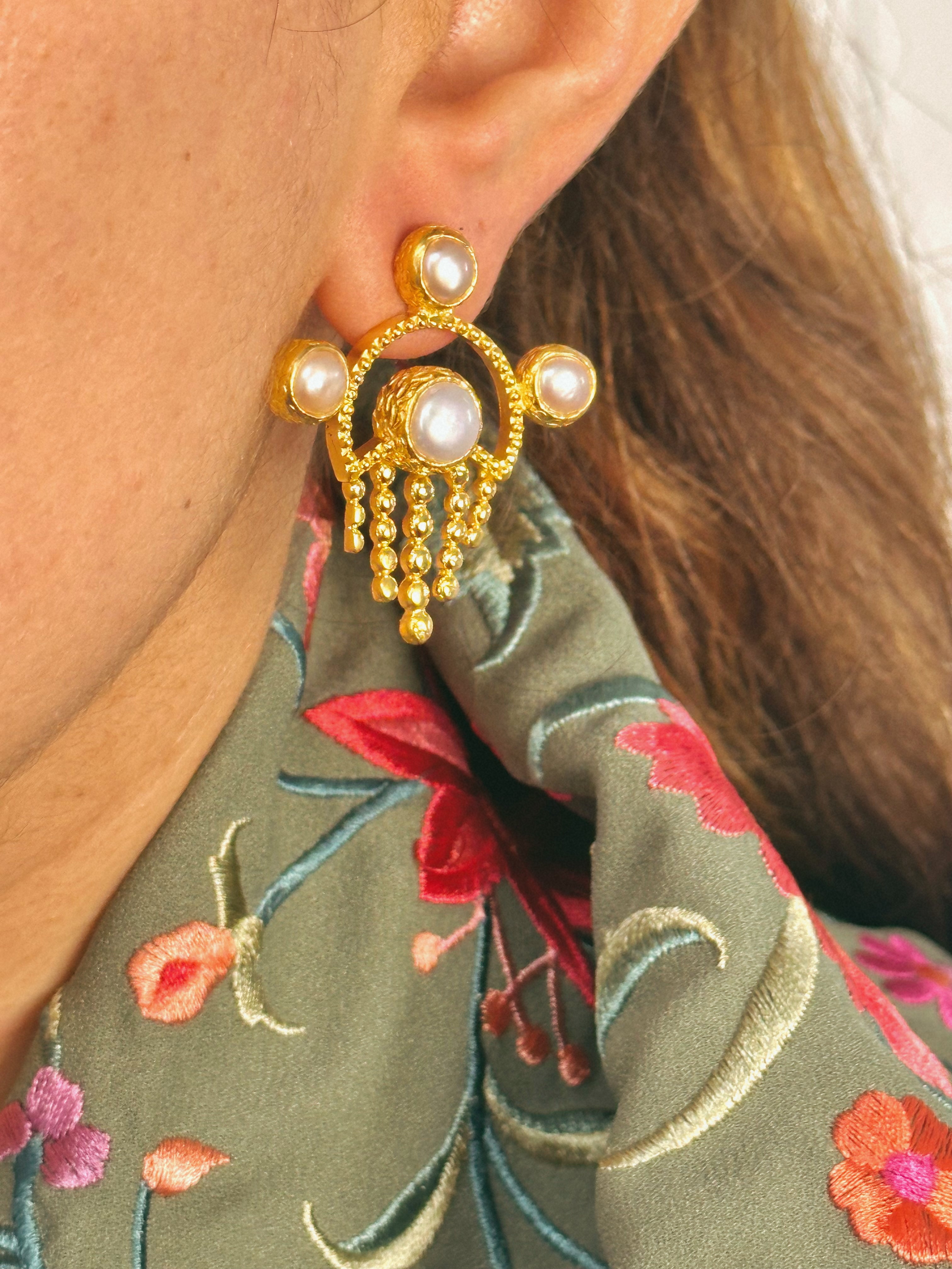 Pendientes Benalua Perla