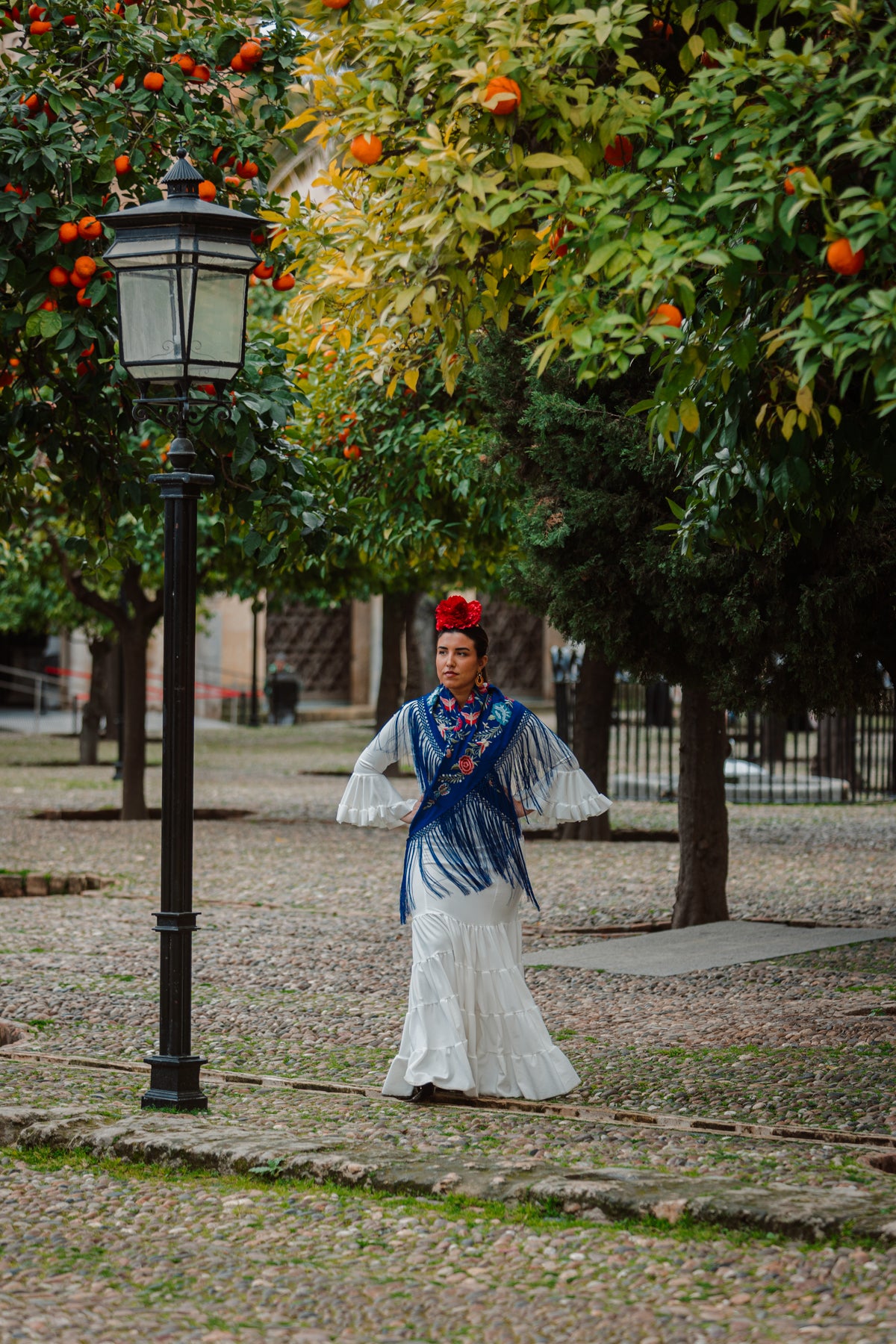 Mantoncillo Candela Azul Eléctrico