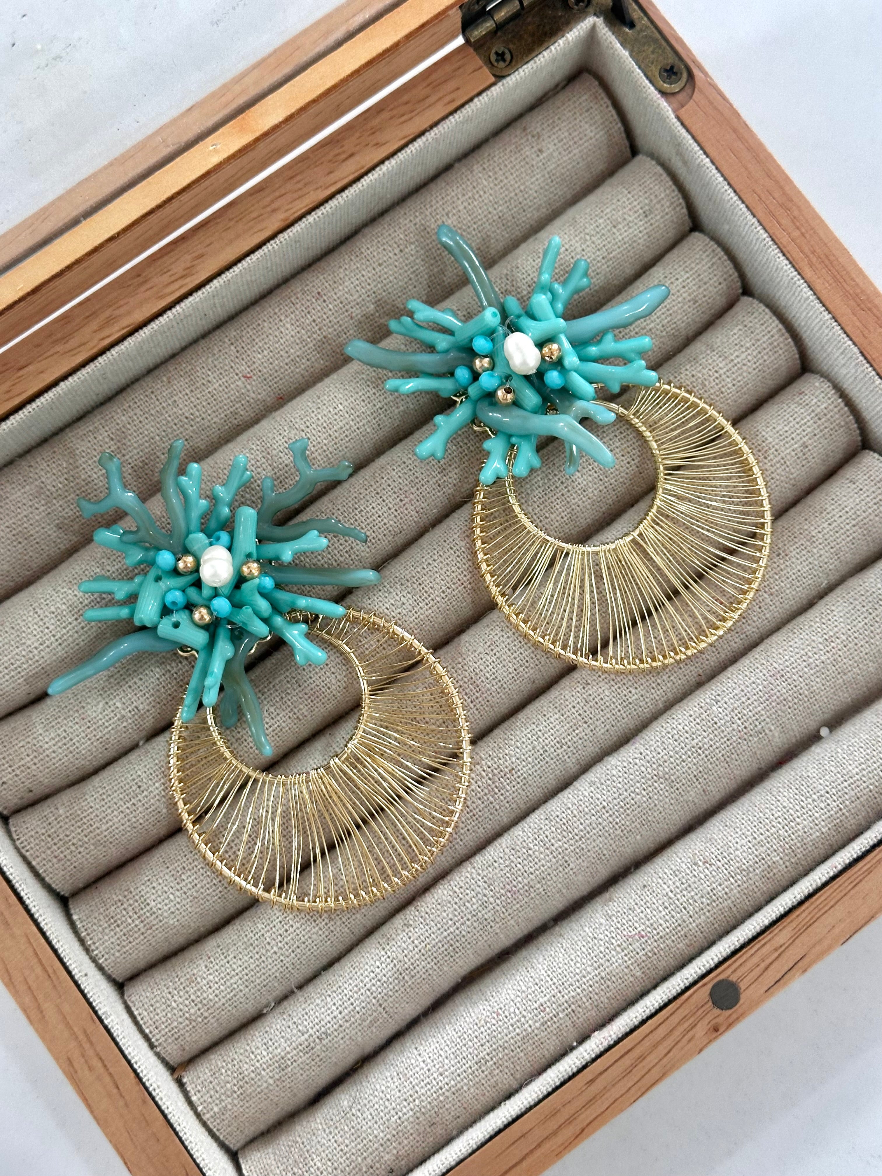 Pendientes Marbella Turquesa