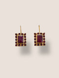 Pendientes Patio Berenjena