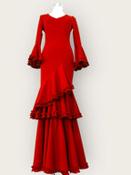 Vestido Carmesí Rojo