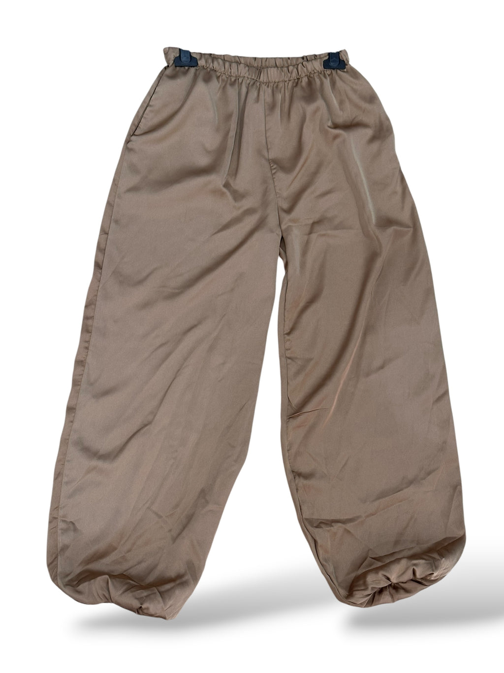 Pantalón Satinado bombacho dorado