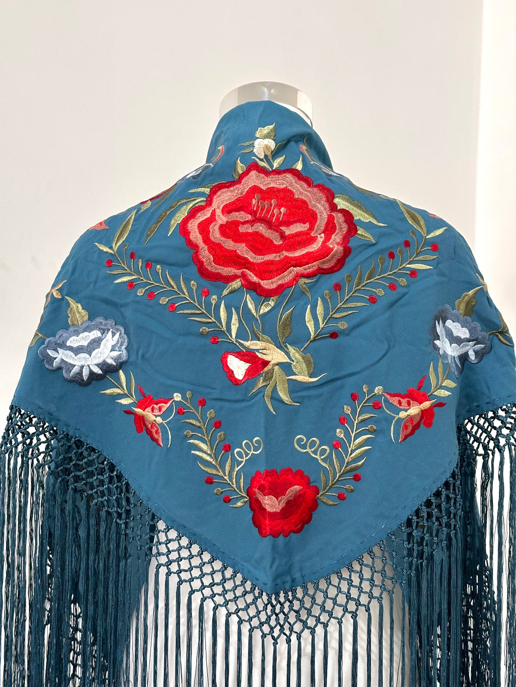 Mantoncillo Candela Azul Petroleo