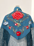 Mantoncillo Candela Azul Petroleo