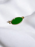 Broche Liso Verde Claro