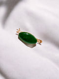Broche Liso Verde oscuro