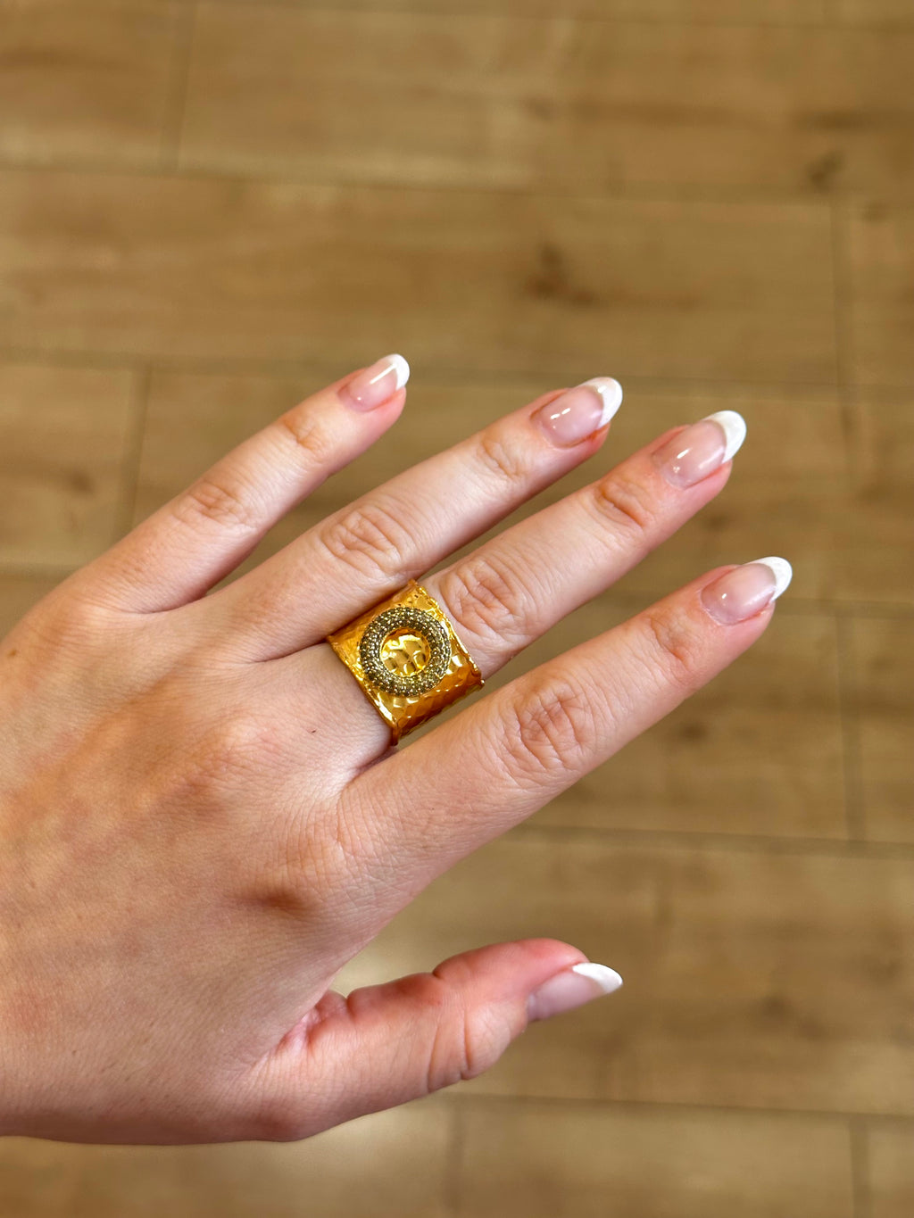 Anillo Maestranza verde oliva