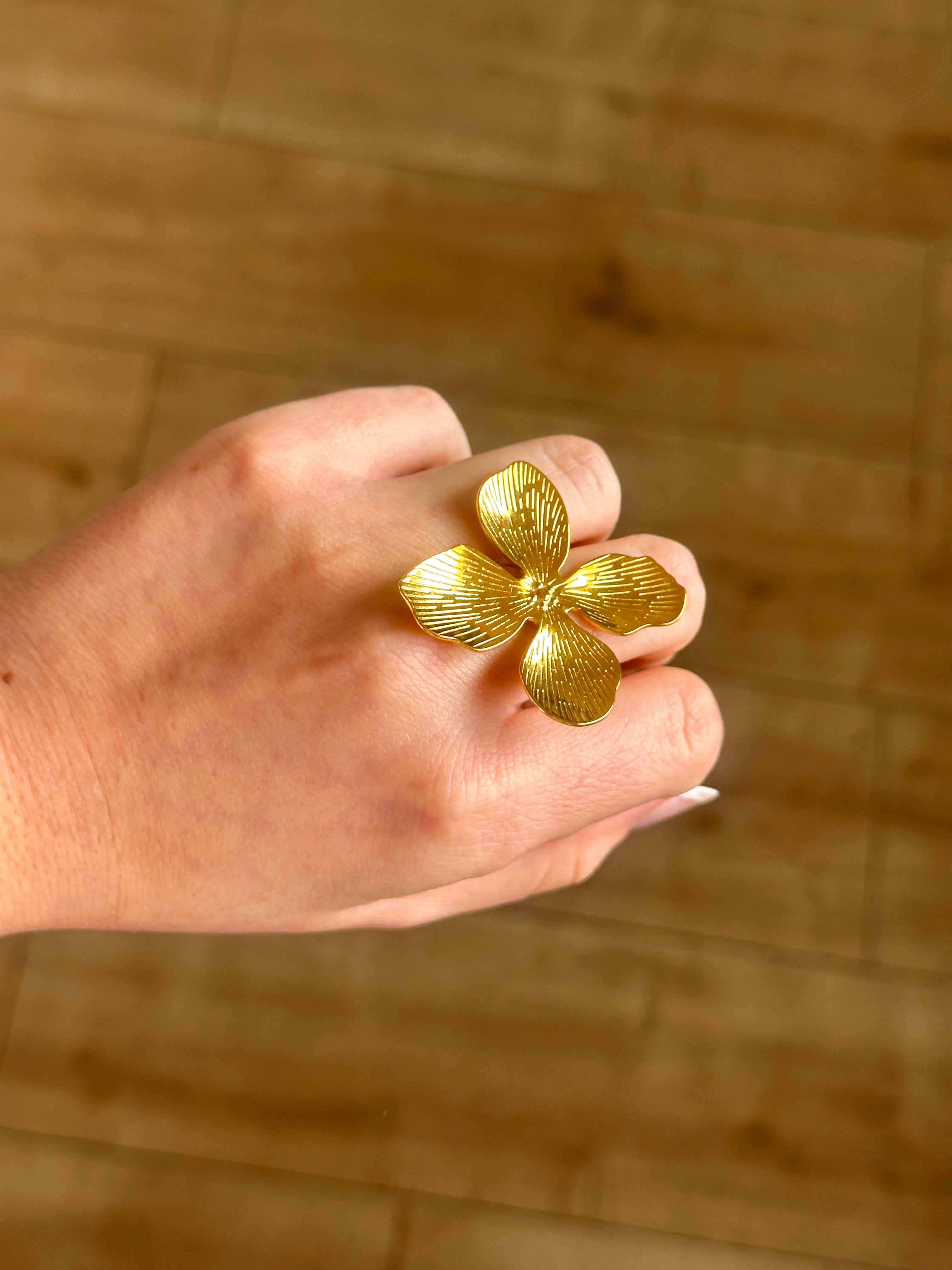 Anillo Flor Maxi
