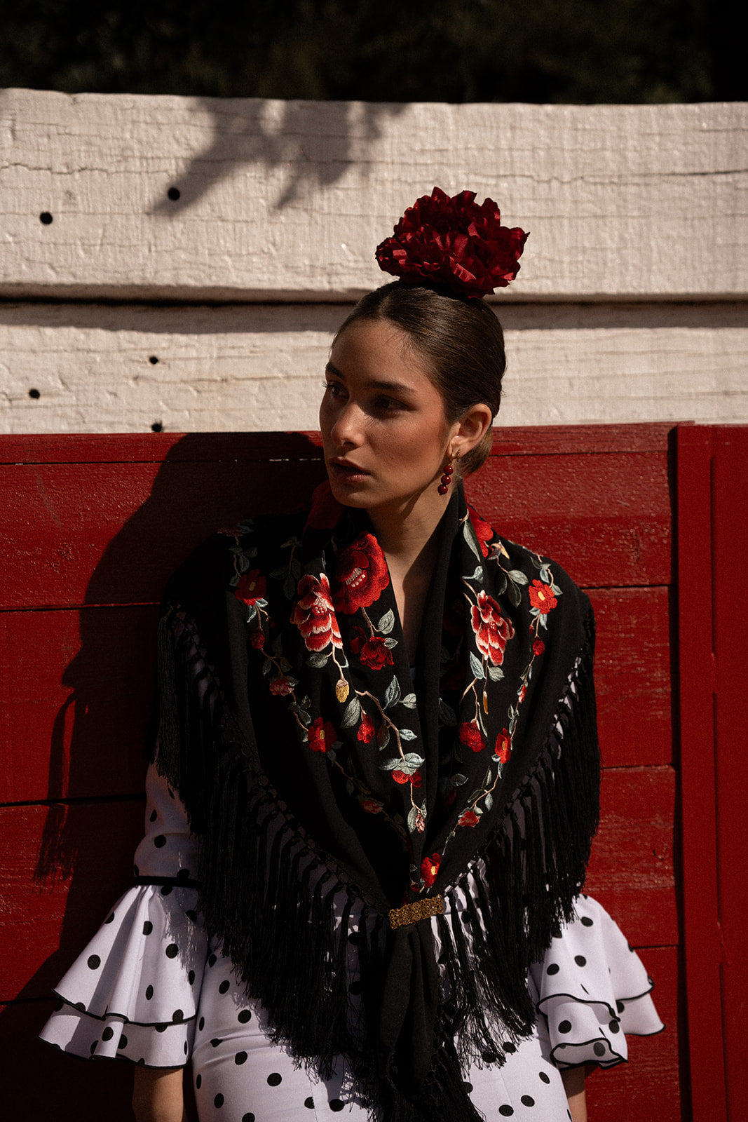 Mantoncillo Rosario Negro y Rojo