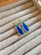 Pendientes lagrima BIG azul