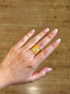 Anillo Agatha Blanco