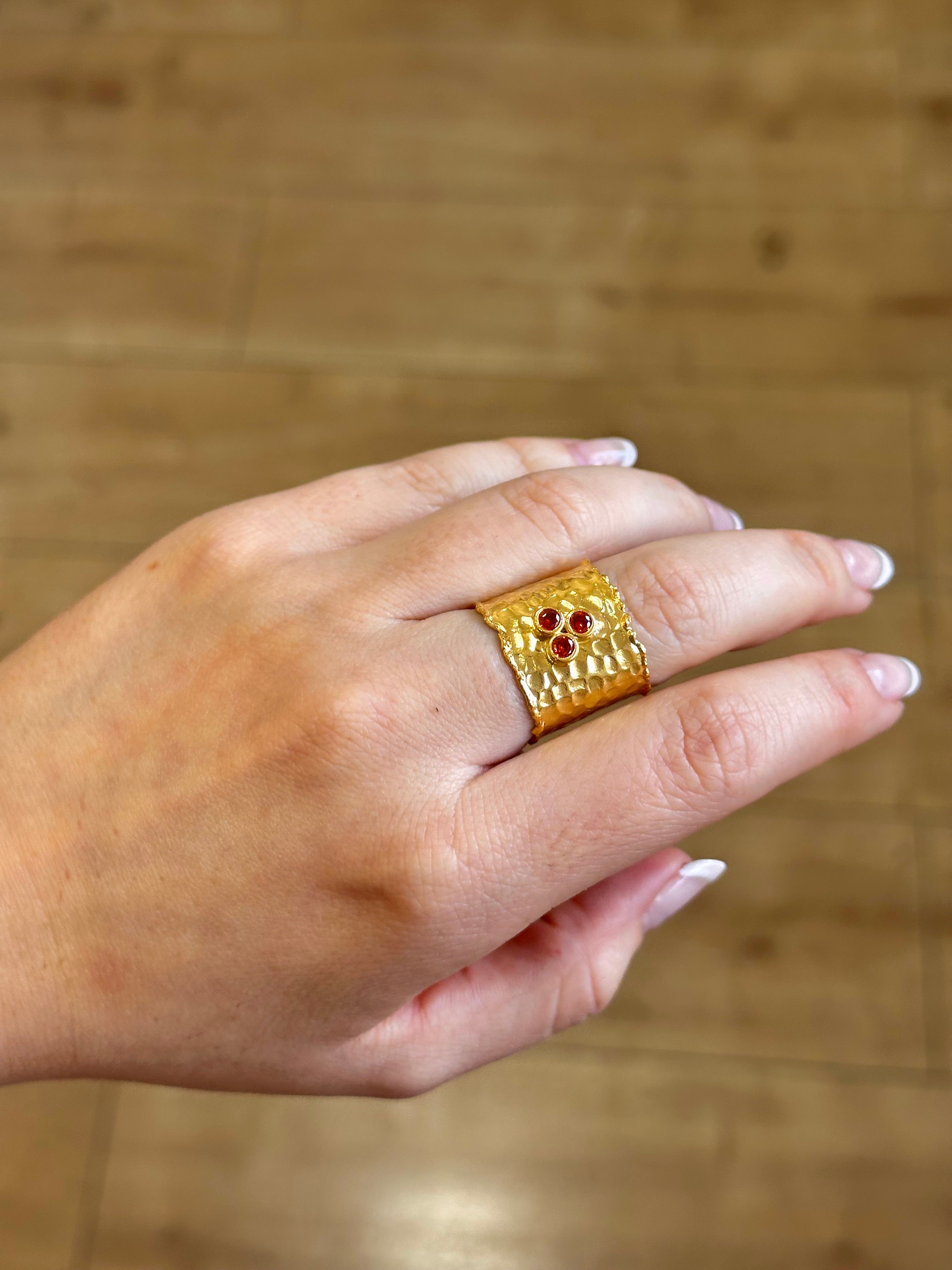 Anillo Agatha Naranja