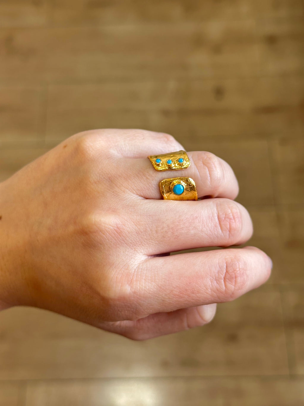 Anillo Martini Celeste