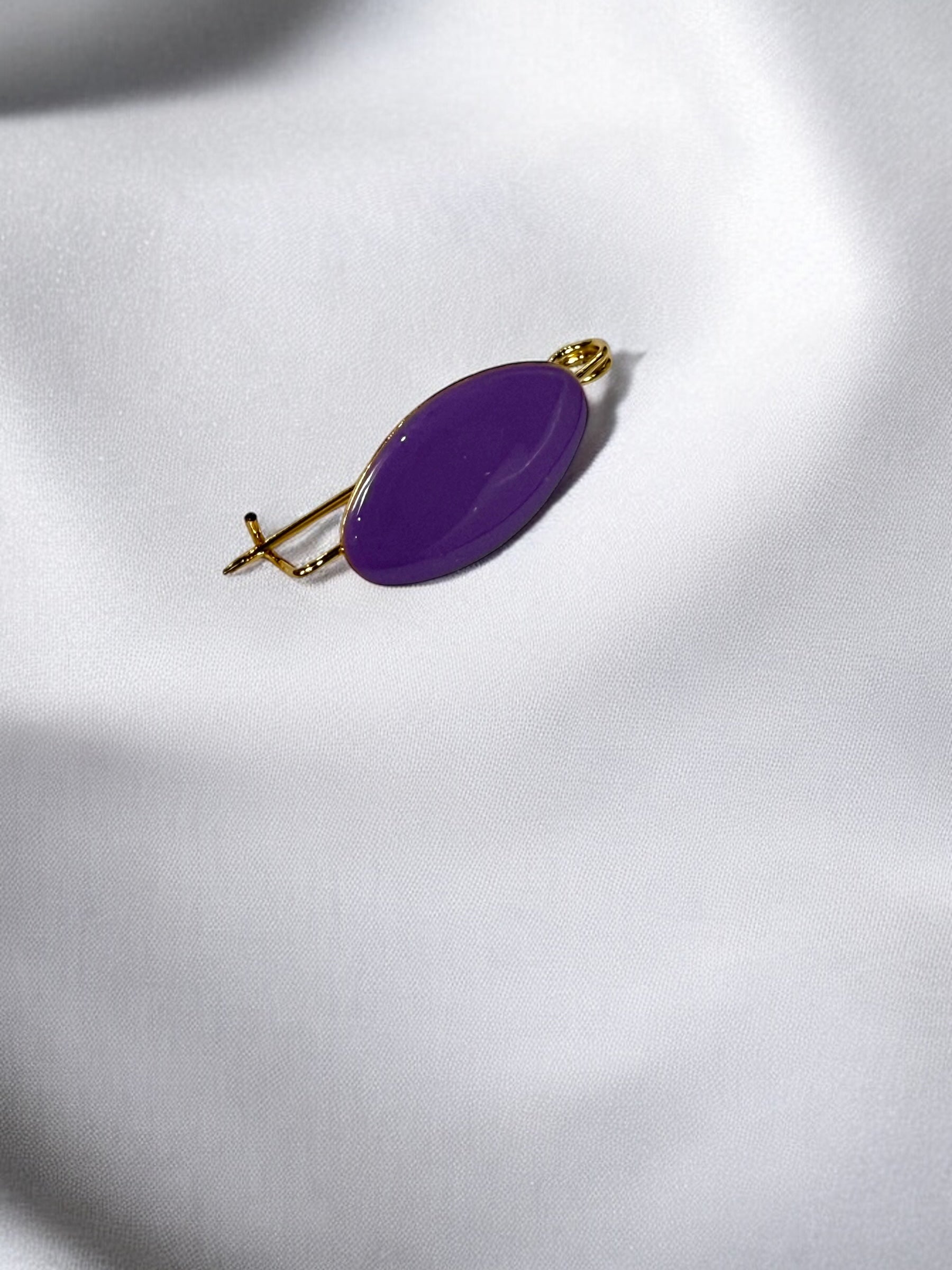 Broche Liso Lila