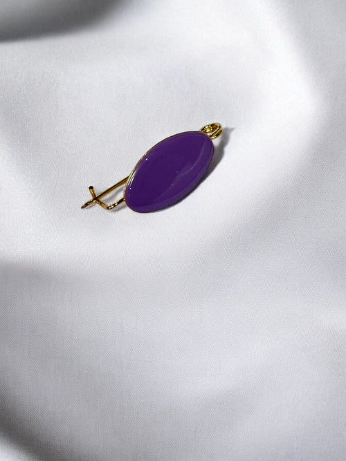 Broche Liso Lila