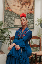 Vestido Soleá Azul Eléctrico