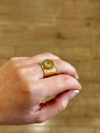 Anillo Maestranza verde oliva