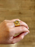 Anillo Maestranza verde oliva