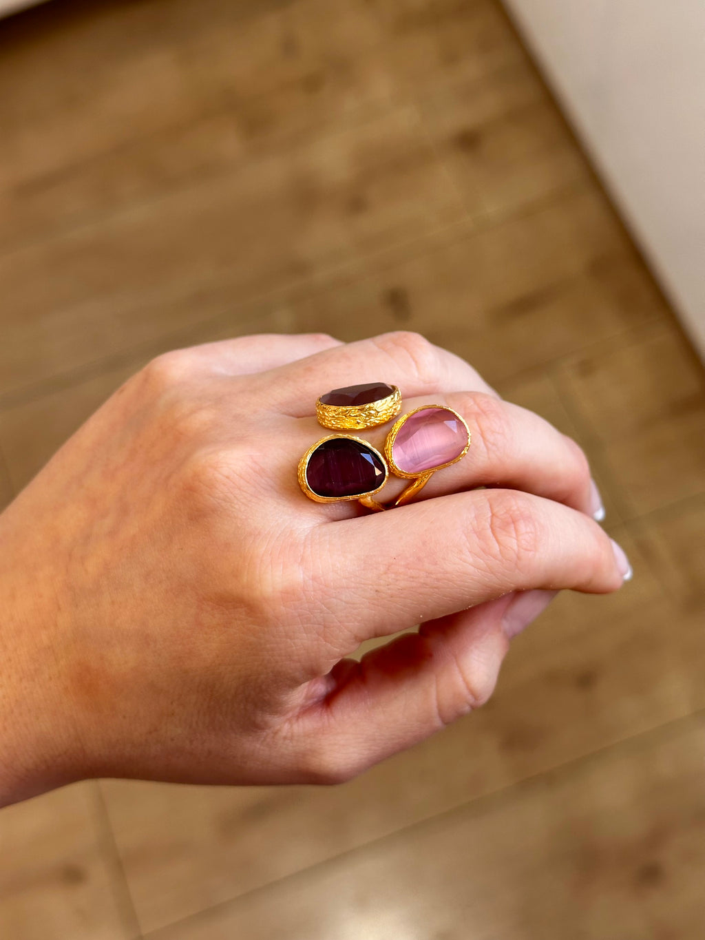 Anillo La Nuit Rosados