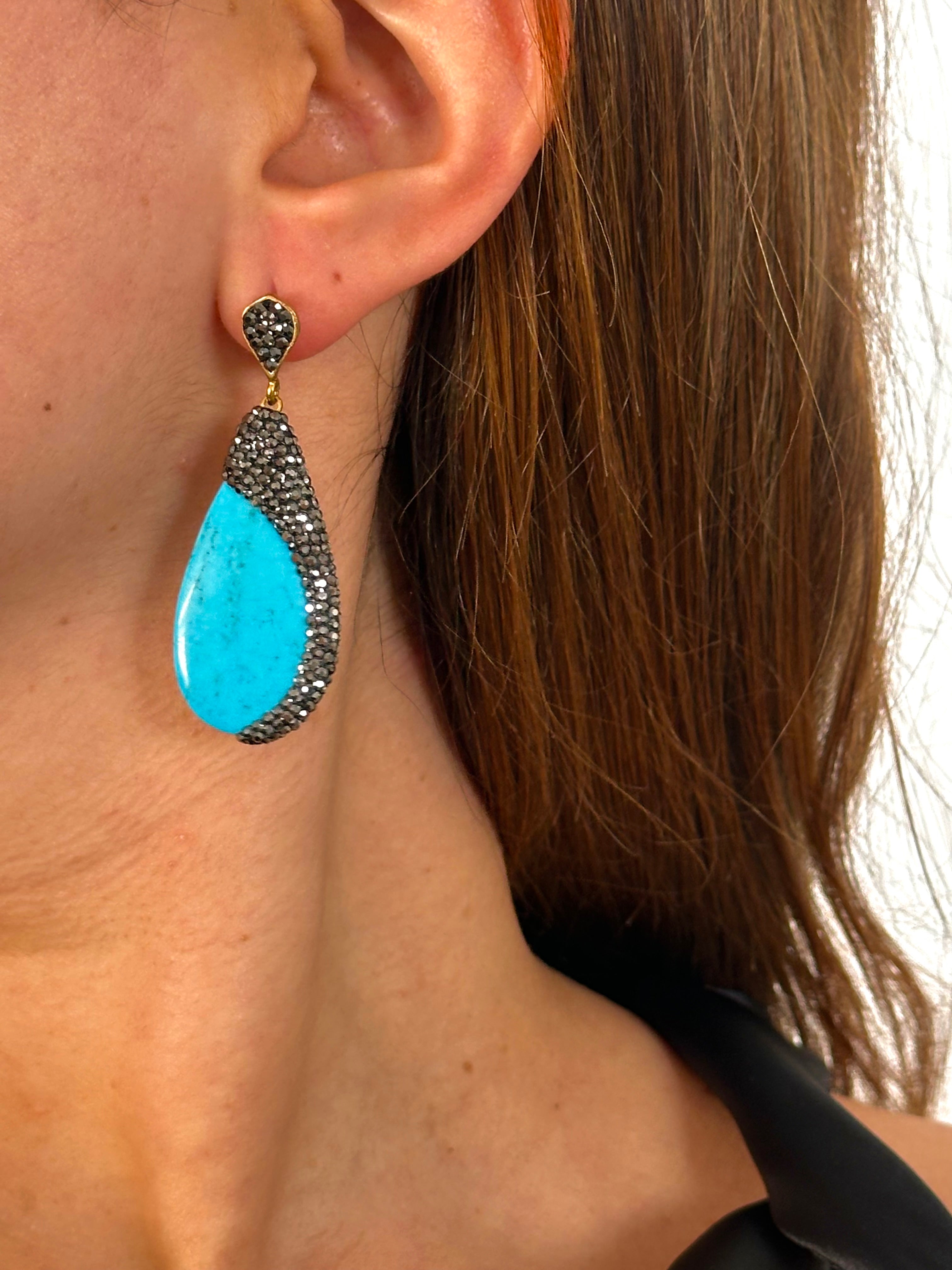 Pendientes Parker Turquesa