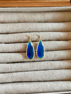 Pendientes lagrima BIG azul