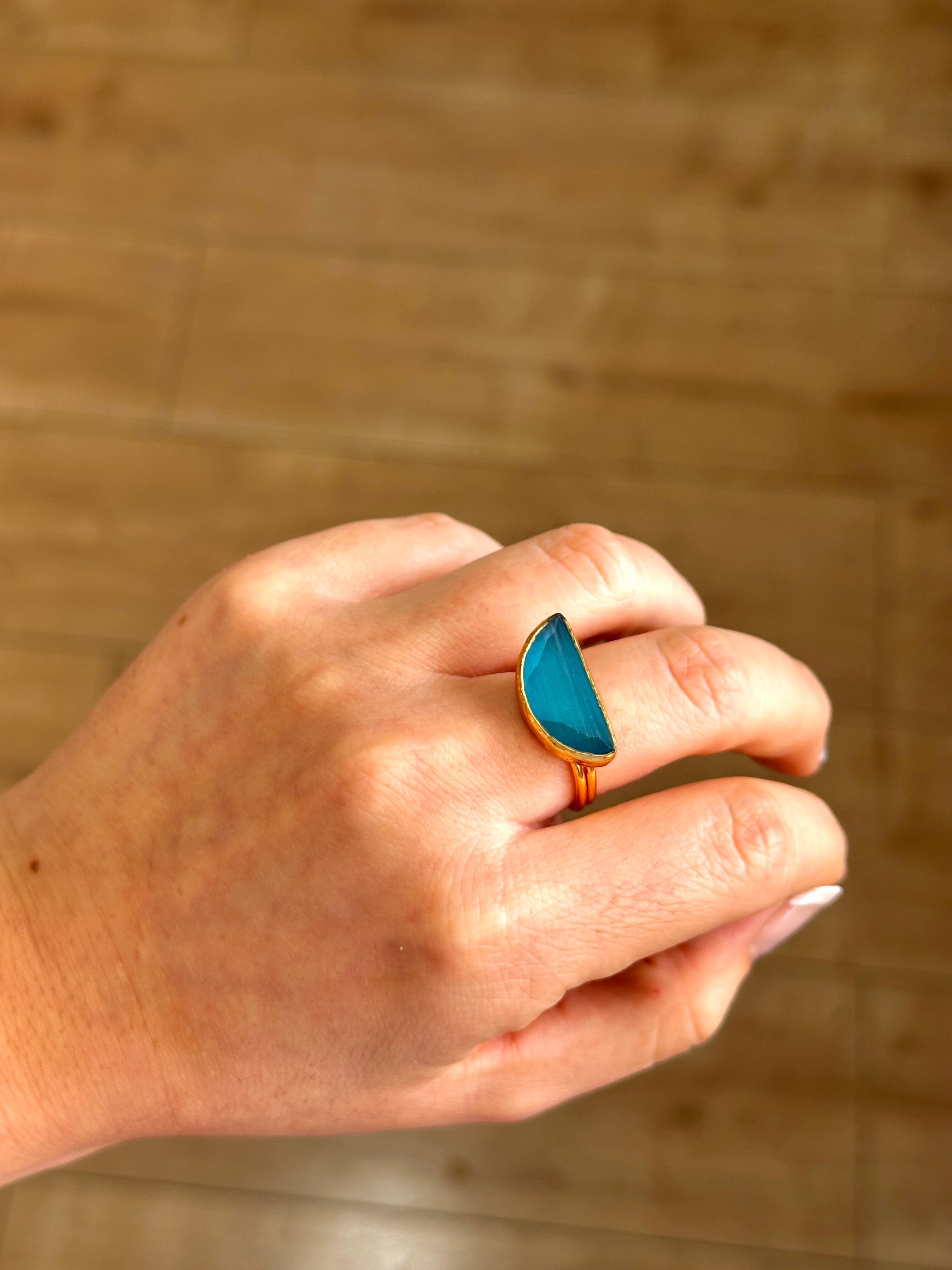 Anillo Afrodita Celeste