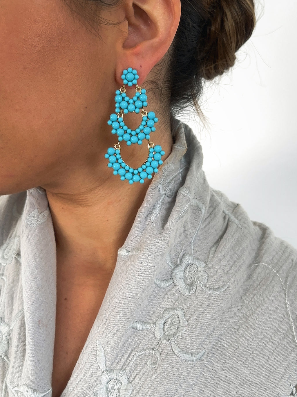 Pendientes Solera Turquesa