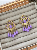 Pendientes Menina Lila